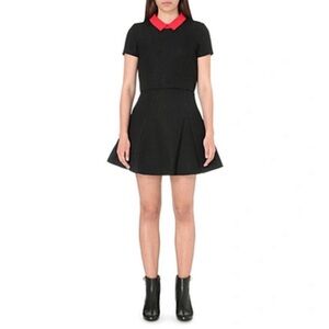 NWT! MAJE Rudy Robe Overlay Dress In Black